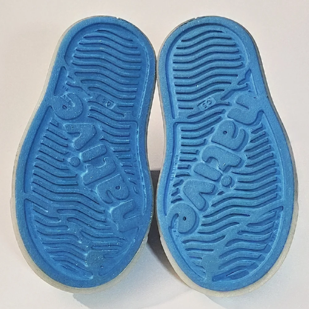 Native Jefferson Water Shoes Wave Blue Glow Unisex Toddler Kid's Size 5 EUC